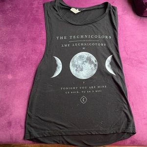 Black Band Sleeveless/Muscle Tee (The Technicolors)